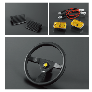 Set 1: Steering Wheel, Lights Covers, Fog Lights