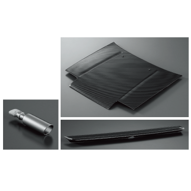 Set 4: Hood, Rear Spoiler, Exhaust